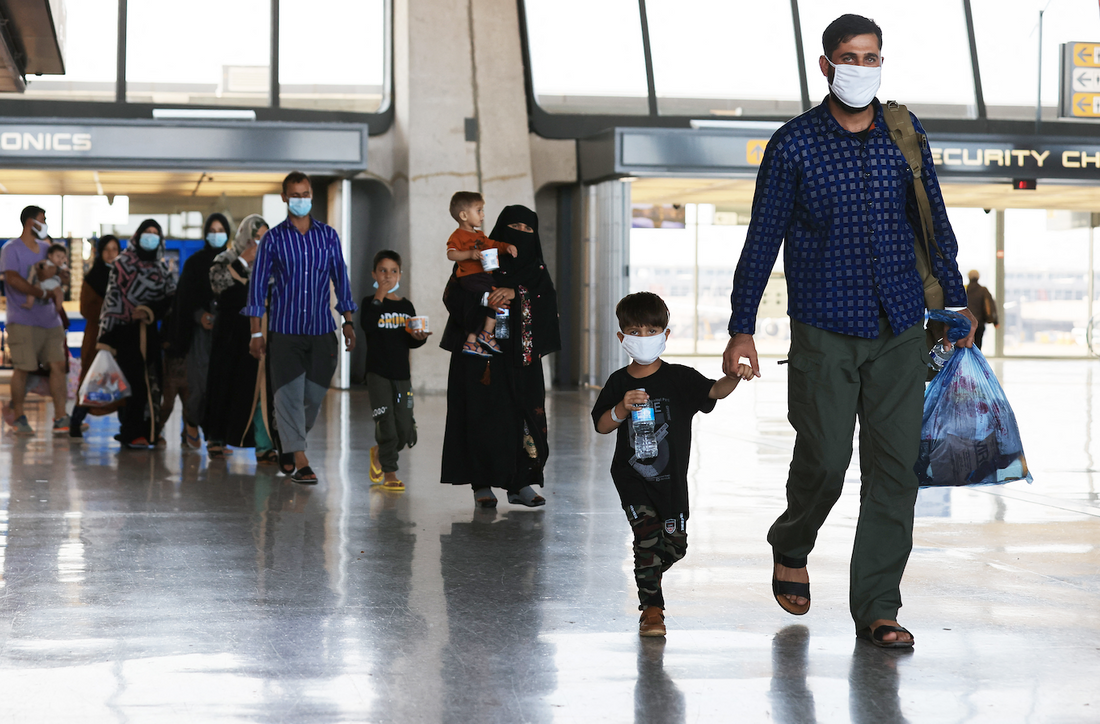 Image d'illustration. L'arrivée de réfugiés Afghans aux Etats-Unis.